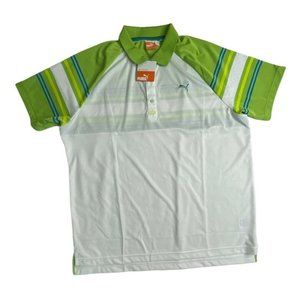 NEW Puma Tech Multicolored Golf Polo/Shirt Sz XL